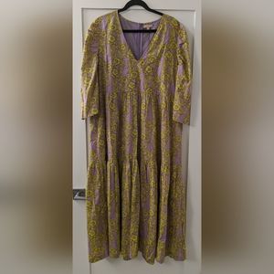 Pink Chicken Maribelle Dress in Lavender Stem Floral NWT